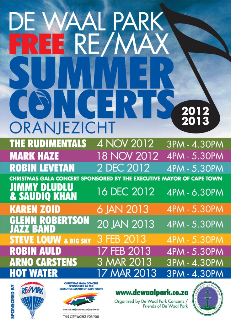 Triple M Entertainment contracted to secure Band Line up / Press and PR for De Waal Park Summer concert series Triple M Entertainment contracted to secure Band Line up / Press and PR for De Waal Park Summer concert series