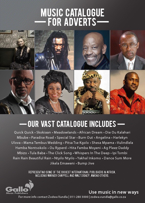 Music Catalogue For Adverts