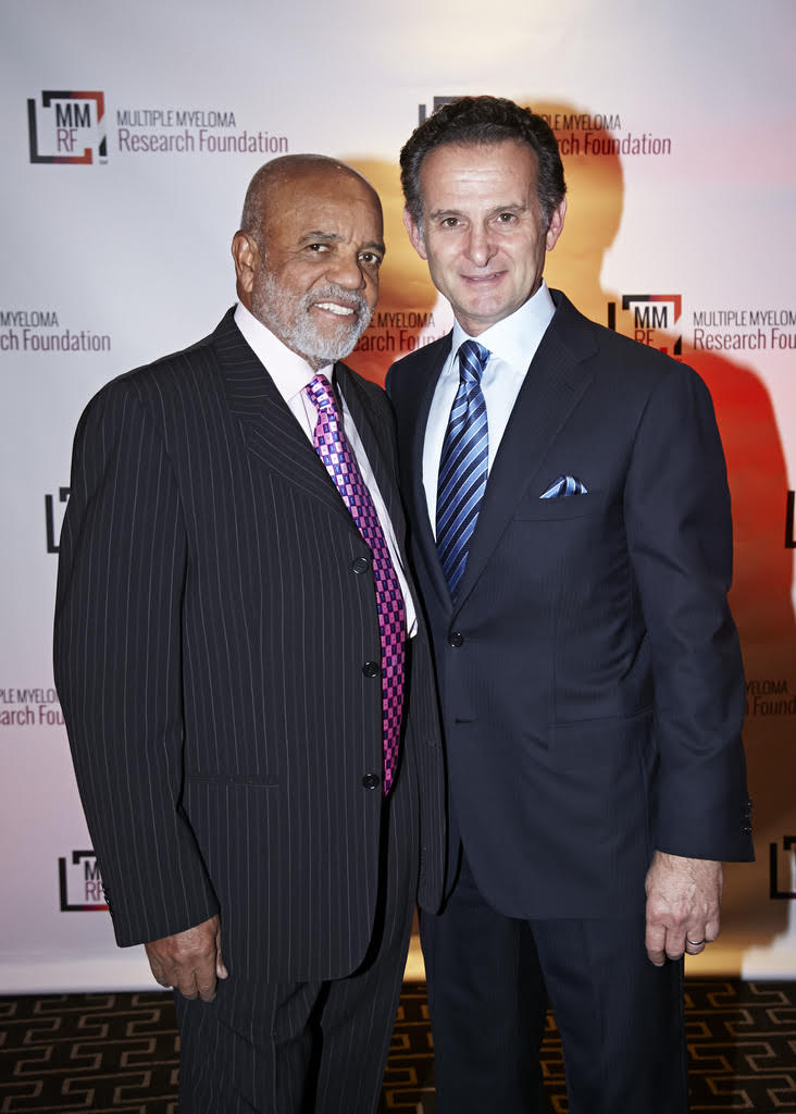 Charles Goldstuck with Berry Gordy founder of Motown