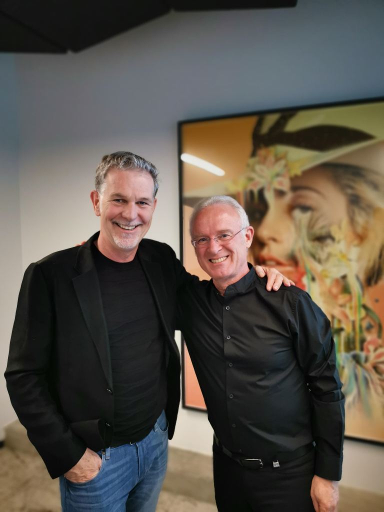 Arthur Goldstuck interviews Netflix founder Reed Hastings in Los Angeles
