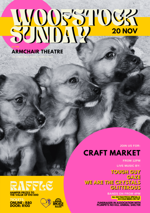 Woofstock Sunday: Live bands rock The Armchair Theatre to raise funds for PlumPets Sunday 20th Nov